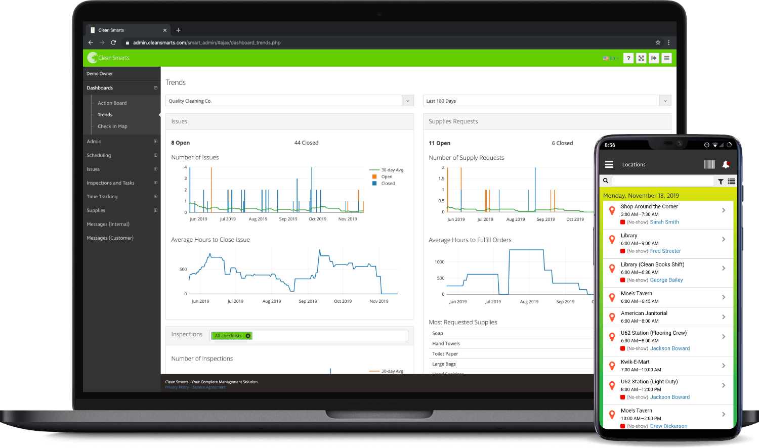 screenshot of Clean Smarts